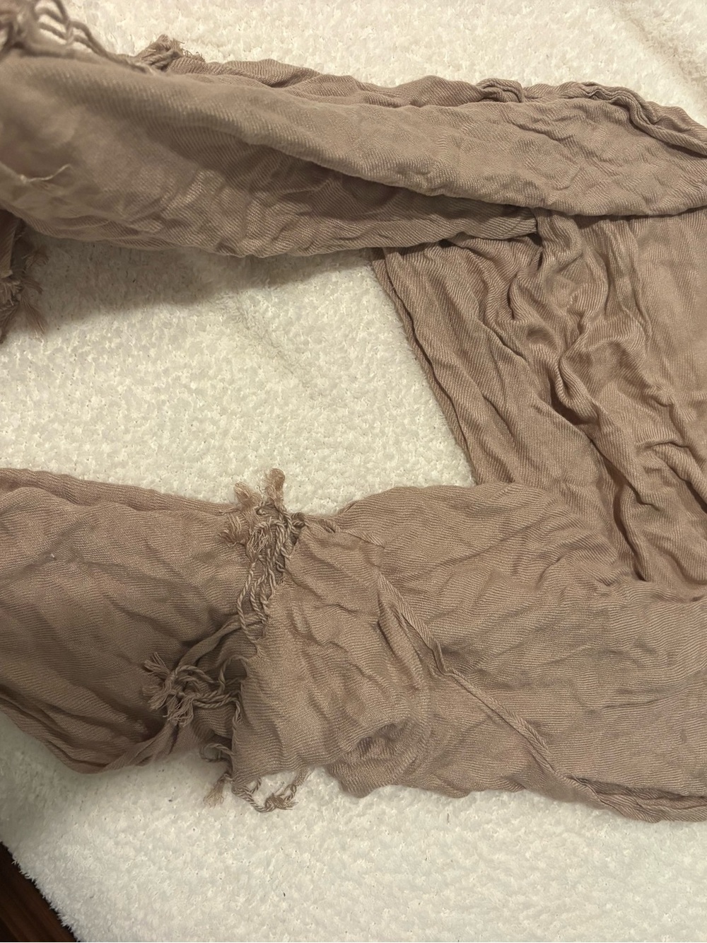 pashmina Neutral Cream Scarf silk and pashmina